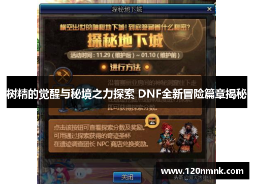 树精的觉醒与秘境之力探索 DNF全新冒险篇章揭秘